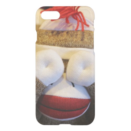 Peek_a_boo Sock Monkey iPhone SE87 Case