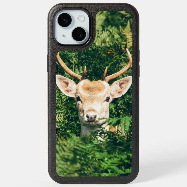 Peek a Deer  iPhone 15 Plus Case (Back)