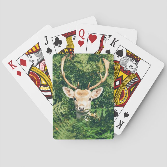 Peek a Deer  Poker Cards (Back)