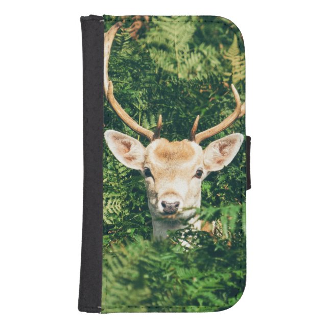 Peek a Deer  Samsung Galaxy Wallet Case (Front)