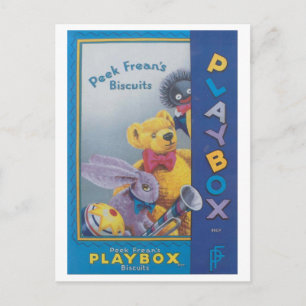 Peek Frean's Biscuits Playbox Ad Postcard