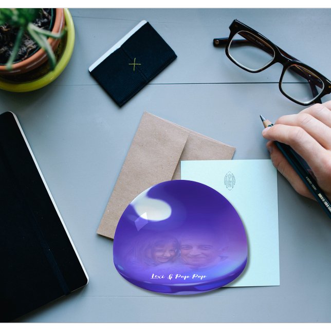 Peek into Your Future Blue Pearl Paperweight (Creator Uploaded)