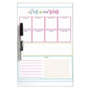 PEEK of the Week Dry-Erase Board