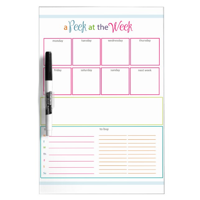 PEEK of the Week Dry-Erase Board (Front)