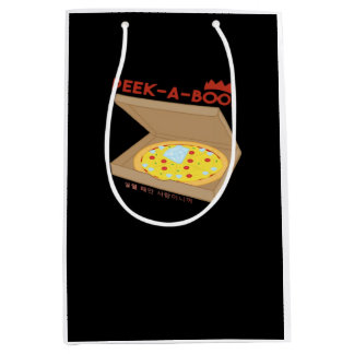 Peekabo Basic & Funny Design Medium Gift Bag