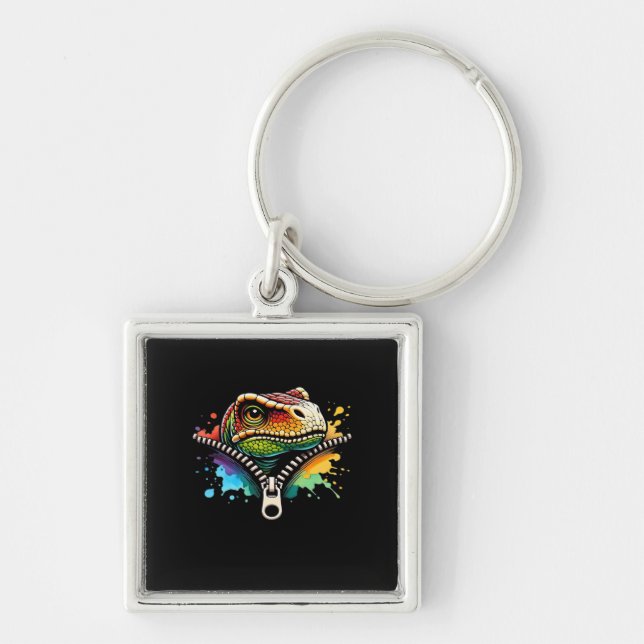 Peekabo Design For Halloween Keychain (Front)