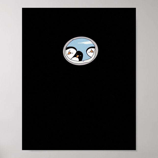 Peekabo Penguins Poster (Front)