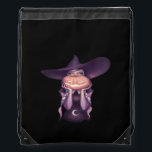 Peekabo Pumpkin Drawstring Bag<br><div class="desc">A pumpkin-themed peekabo design. Spooky,  festive,  and perfect for Halloween.</div>