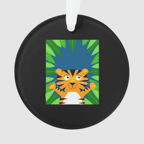 Peekabo Tiger Ornament