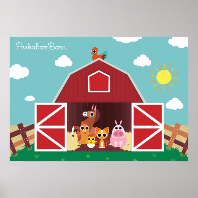 Peekaboo Barn Daytime Landscape Group 1 Poster (Front)