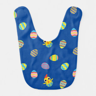 Peekaboo Barn Easter   Easter Egg Pattern Baby Bib