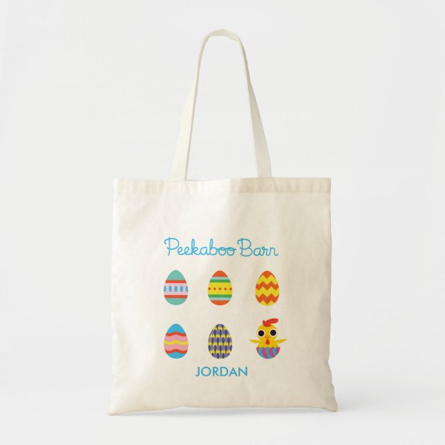 Peekaboo Barn Easter | Easter Eggs 2 Tote Bag (Front)