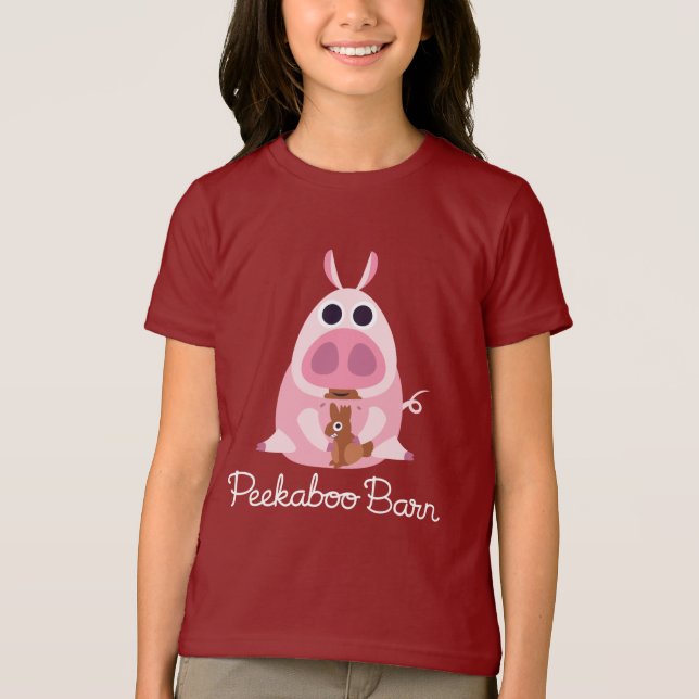 Peekaboo Barn Easter | Leary the Pig T-Shirt (Front)