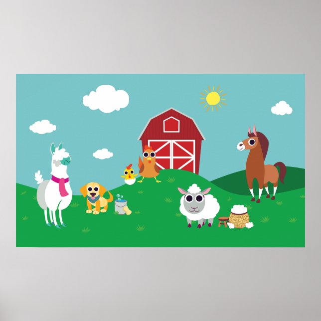 Peekaboo Barn Pasture Group 1 Poster (Front)