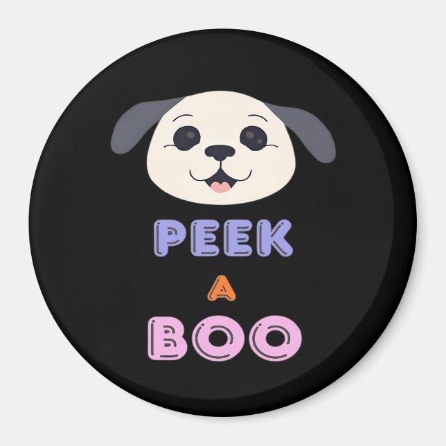 Peekaboo Basic Design Magnet (Front)