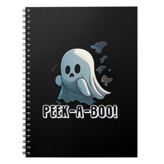 Peekaboo Basic Slogan Notebook (Front)