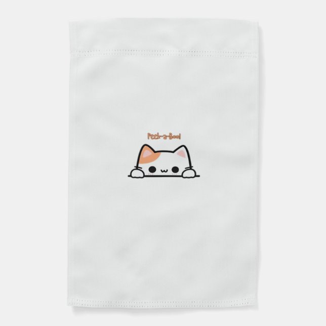 Peekaboo! -  Classic Design For Halloween Garden Flag (Front)