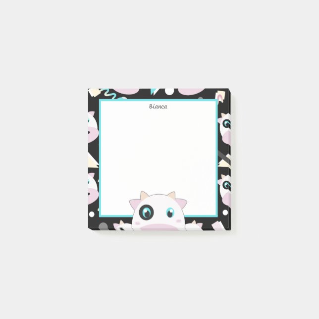 Peekaboo Cow Post-it Notes (Front)