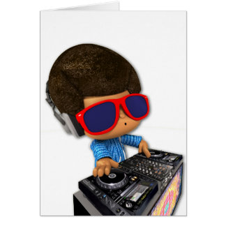 Peekaboo DJ afro Cards