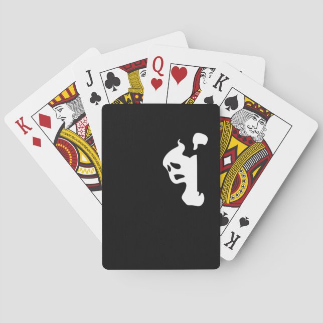 Peekaboo Essential Sloth Halloween Poker Cards (Back)