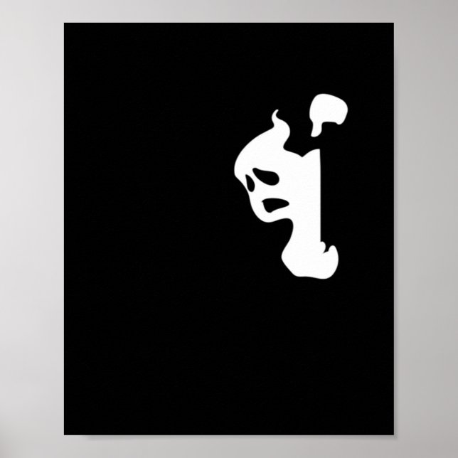 Peekaboo Essential Sloth Halloween Poster (Front)