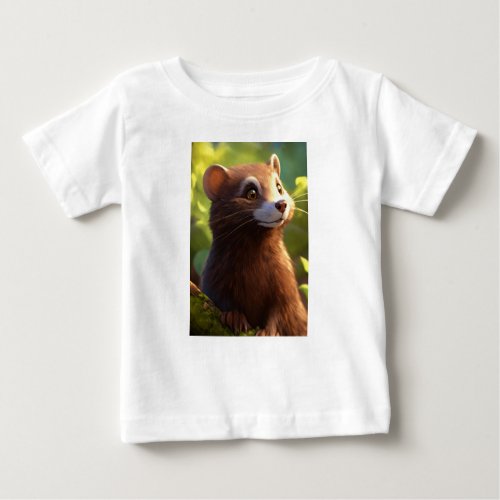 Peekaboo Ferret Designs Baby T_Shirt