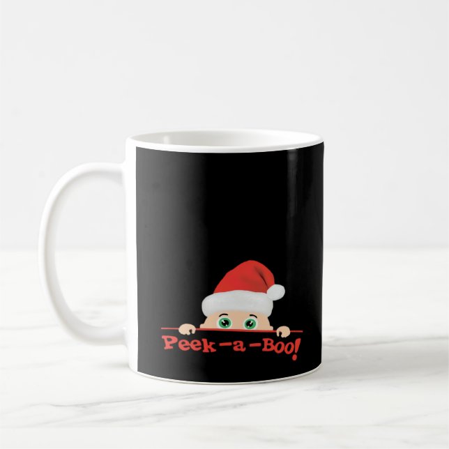 Peekaboo  Fitted Coffee Mug (Left)