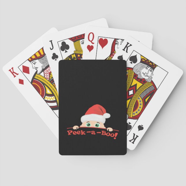 Peekaboo  Fitted Poker Cards (Back)