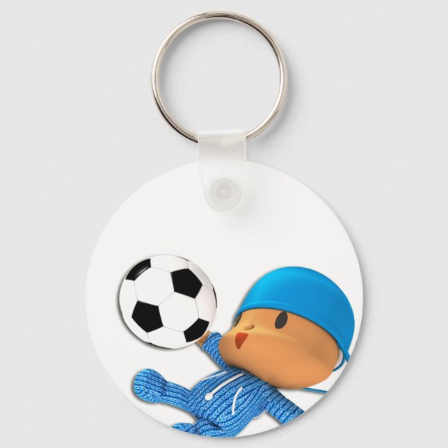 Peekaboo football keychain (Front)