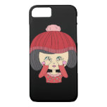 Peekaboo Girl Sloth Design iPhone 8/7 Case