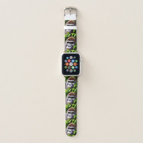 Peekaboo Gorilla Apple Watch Band