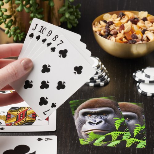 Peekaboo Gorilla Deck Of Playing Cards