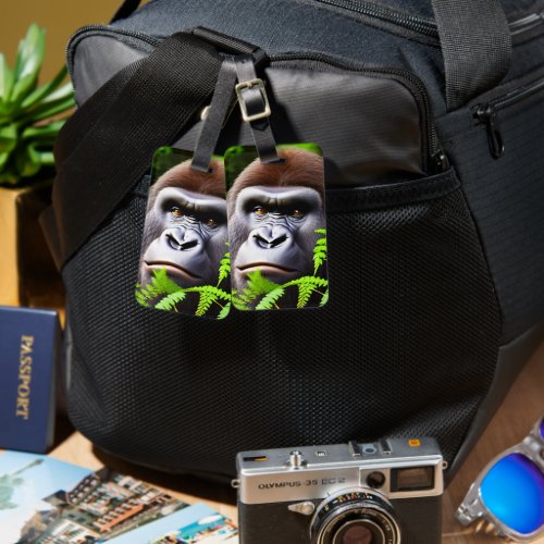Peekaboo Gorilla Luggage Tags