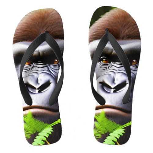 Peekaboo Gorilla Thongs Flip Flops