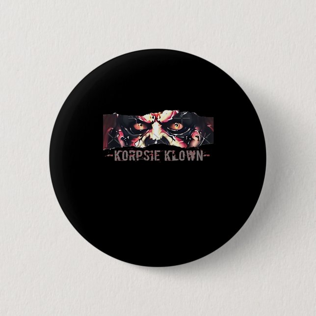 Peekaboo Graphic Autumn Vibes Button (Front)