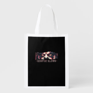 Peekaboo Graphic Autumn Vibes Grocery Bag