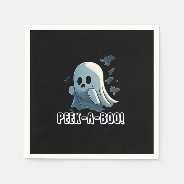 Peekaboo Halloween Edition Napkins (Front)