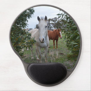 Peekaboo Horses, Gel Mousepad