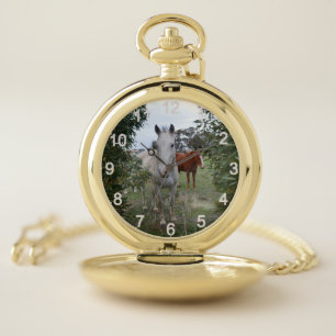 Peekaboo Horses, Pocket Watch
