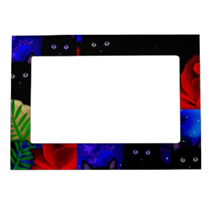 "Peekaboo Kitty" Magnetic Frame