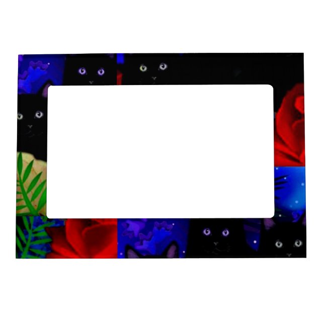 "Peekaboo Kitty" Magnetic Frame (Front)