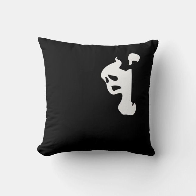 Peekaboo Lazy Sloth Throw Pillow (Front)