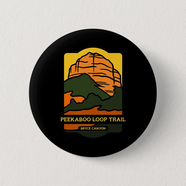 Peekaboo Loop Trail - Bryce Canyon Horseback Ridin Button (Front)