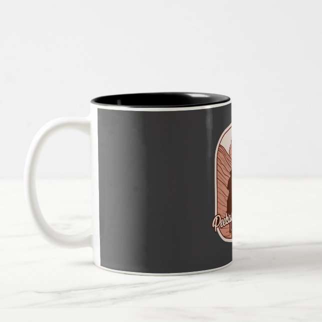Peekaboo Loop Trail - Bryce Canyon horseback ridin Two-Tone Coffee Mug (Left)