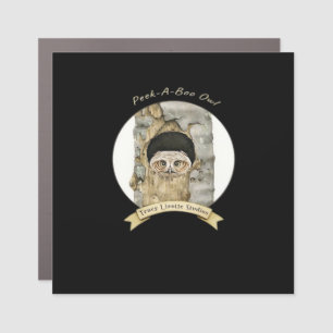Peekaboo Meme Design For Halloween Car Magnet