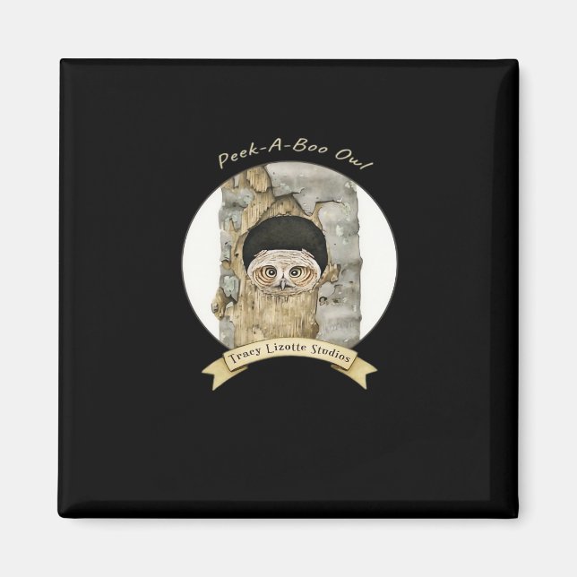 Peekaboo Meme Design For Halloween Magnet (Front)