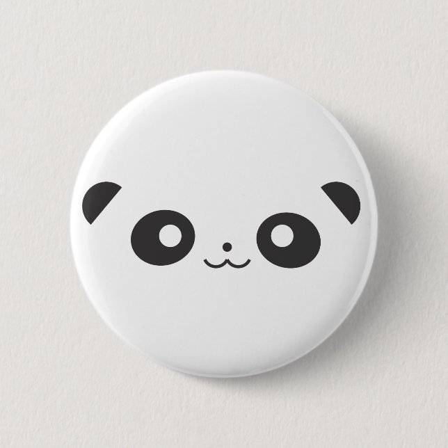 Peekaboo Panda Button (Front)