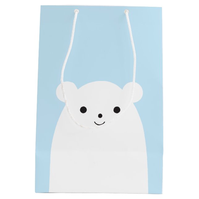 Peekaboo Polar Bear Gift Bag (Back)