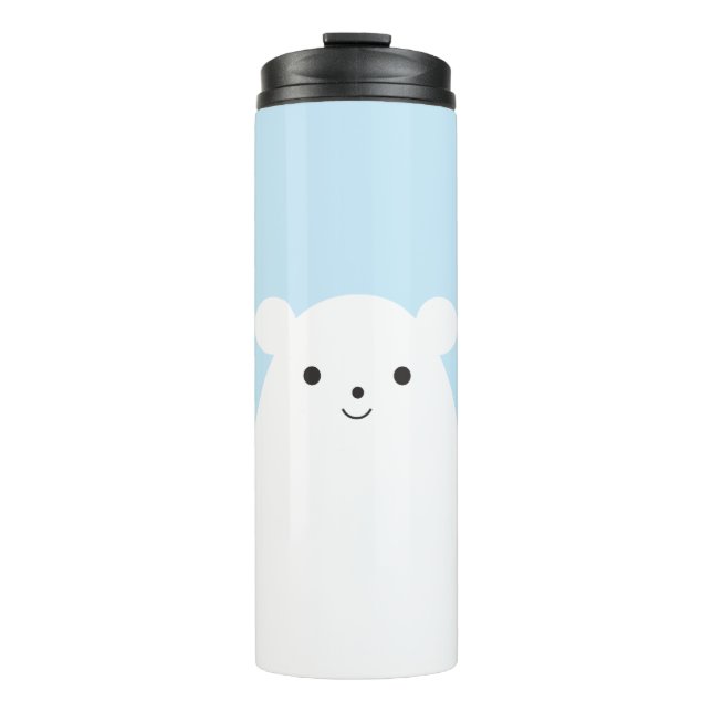 Peekaboo Polar Bear Tumbler (Front)