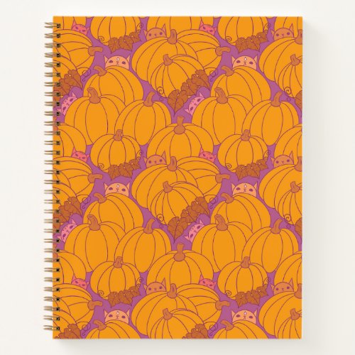 Peekaboo Pumpkins _ Feline Hide_and_Seek Notebook